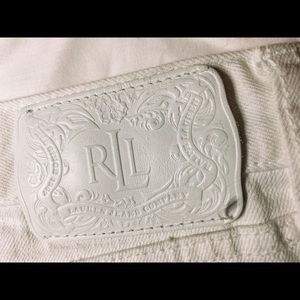 VINTAGE WHITE RALPH LAUREN MOM JEANS